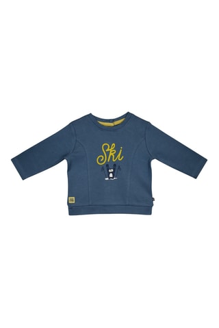 T-shirt et pantalon - Bleu marine et moutarde