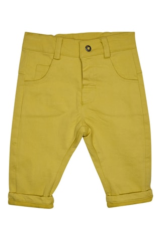 T-shirt et pantalon - Bleu marine et moutarde