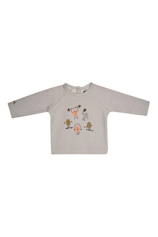 T-shirt et pantalon - Marron et gris