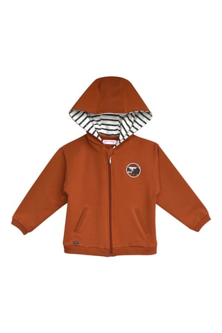 Sweat à capuche - Rouge brique