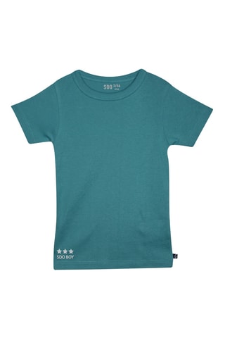 2 t-shirts - Bleu canard et blanc