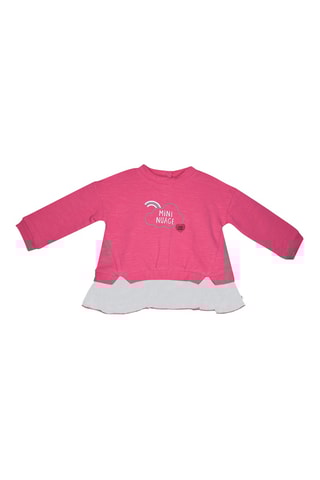 Sweat et legging réversible - Fuchsia et gris