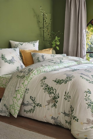 Housse de couette réversible Espiègle - Vert