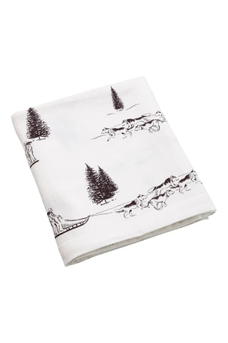 Drap plat Randonnée nordique - Blanc