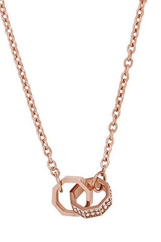 Colar Dourado-rosa