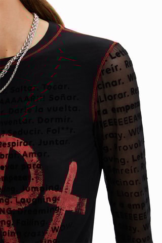 T-shirt Noir et rouge