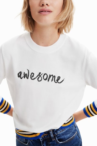 Pull Blanc et bleu