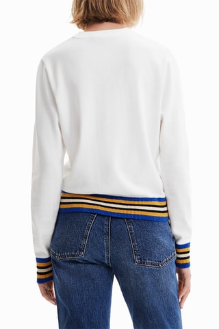 Pull Blanc et bleu