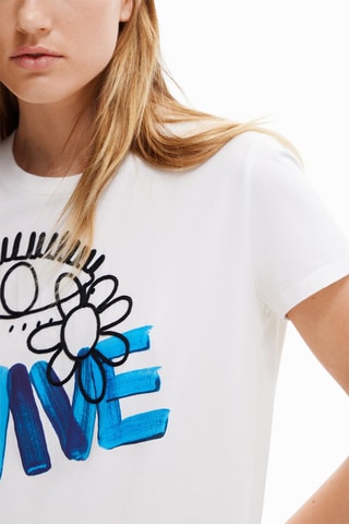 T-shirt regular - Blanc