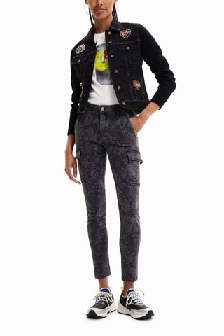 Veste en jean - Noir