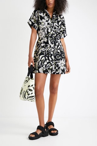 Robe chemise Noir et blanc