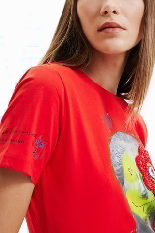 T-shirt slim - Rouge