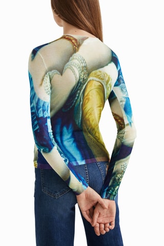 Pull Bleu et blanc