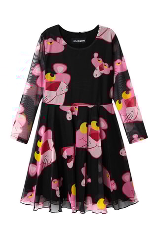 Robe La Panthère Rose Noir