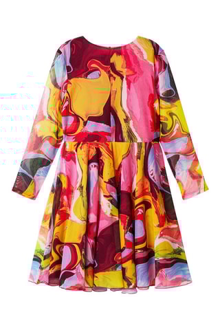 Robe tie and dye Rouge