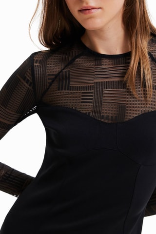 Robe fourreau - Noir