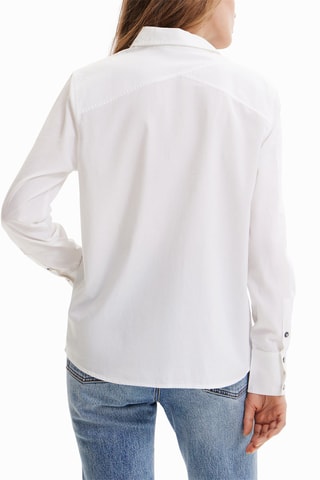 Chemisier regular - Blanc