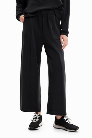 Pantalon wide legs - Noir