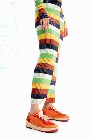 Baskets plateformes - Orange