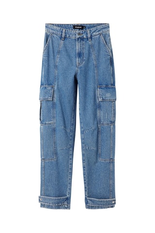 Pantalon cargo - Bleu