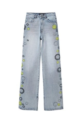 Jean wide legs - Bleu