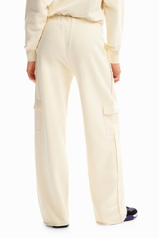 Pantalon wide legs - Beige