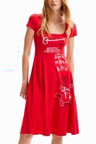 Robe patineuse - Rouge