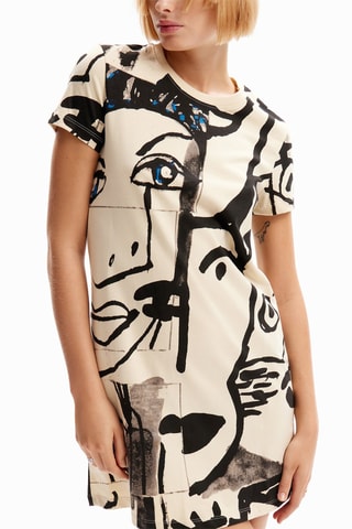 Robe droite - Blanc
