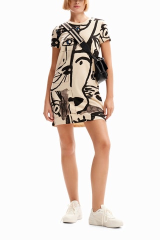 Robe droite - Blanc