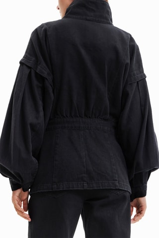 Veste en jean Noir