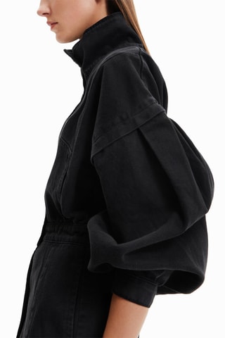 Veste en jean Noir