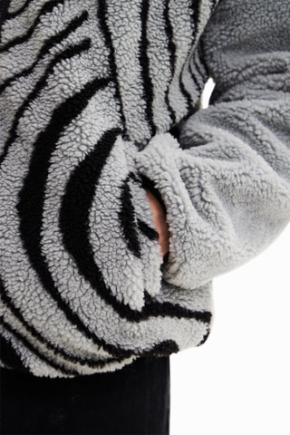 Veste Gris clair et noir