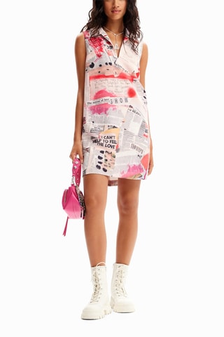 Robe droite - Blanc