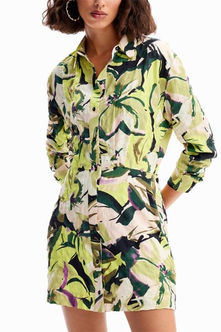 Robe chemise - Vert
