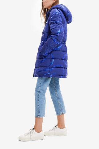 Doudoune à capuche - Bleu