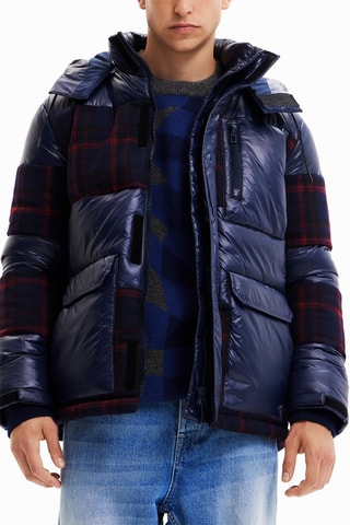 Doudoune en laine Bleu marine