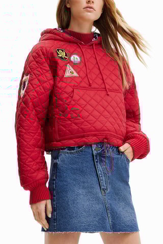 Sweat à capuche Rouge