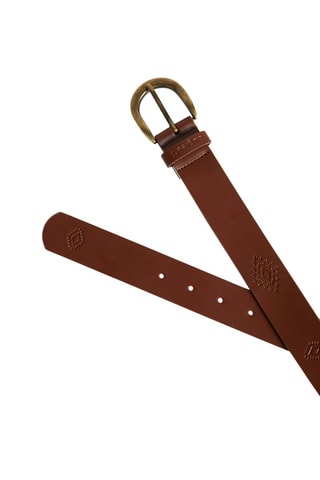 Ceinture en cuir - Camel