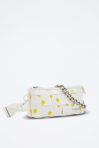 Sac bandoulière - Blanc et jaune