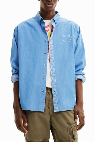 Chemise regular - Bleu clair