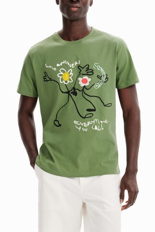 T-shirt regular - Vert