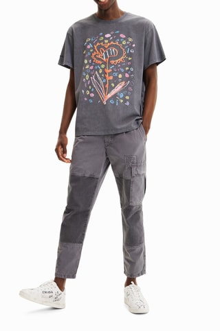 T-shirt oversize - Gris
