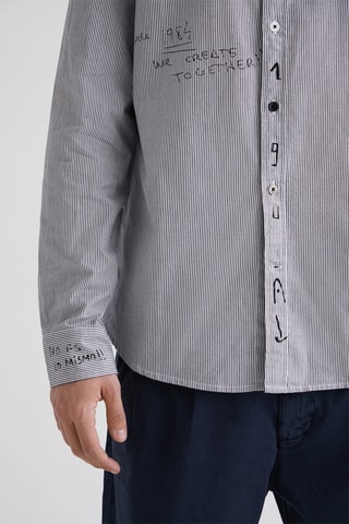 Chemise regular - Gris