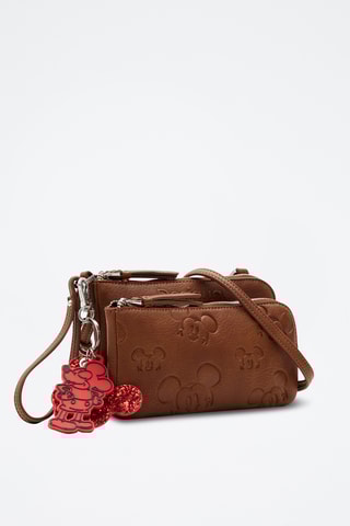 Sac bandoulière Mickey Disney - Marron