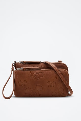 Sac bandoulière Mickey Disney - Marron
