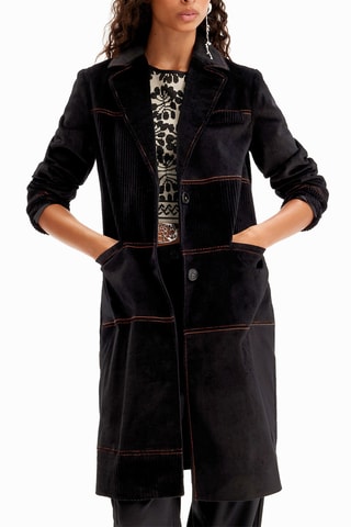 Manteau regular - Noir