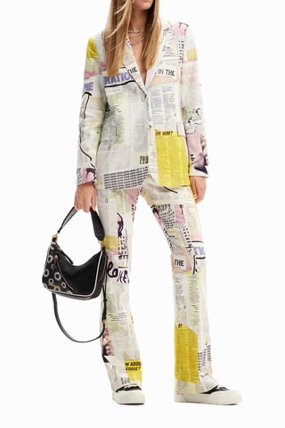 Blazer regular - Blanc