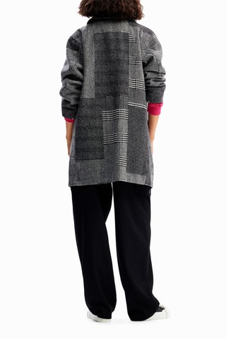 Manteau regular en laine - Gris