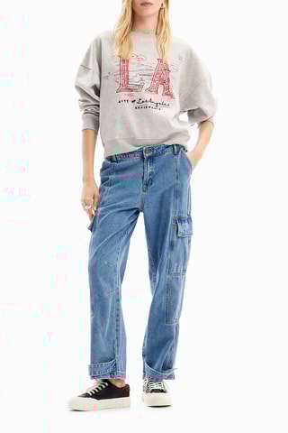 Sweat oversize - Gris