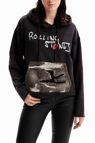 Sweat regular à capuche  Rolling Stones - Noir